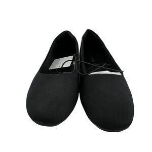 NWT Stylus Black Normandie Slip On Ballet Flats Size 8.5 Women’s